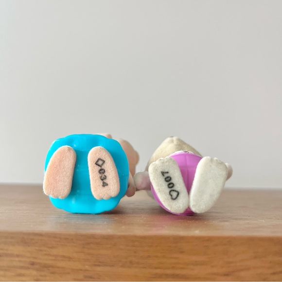 Lil Woodzeez Bobbleez Bobblehead 2” Doll Figures Pig Sheep Set of 2 READ Notes - Picture 3 of 4